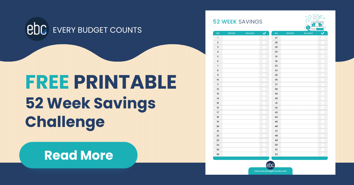 52 Week Savings Challenge EBC