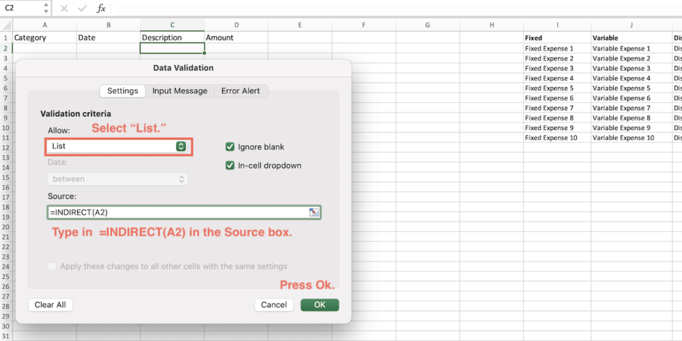 Excel Expense Tracker - Easy Step by Step Tutorial | EBC